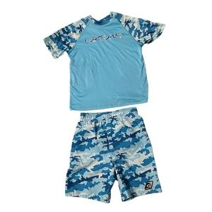 Laguna boys camofied swim set 2-pc short set retail $38